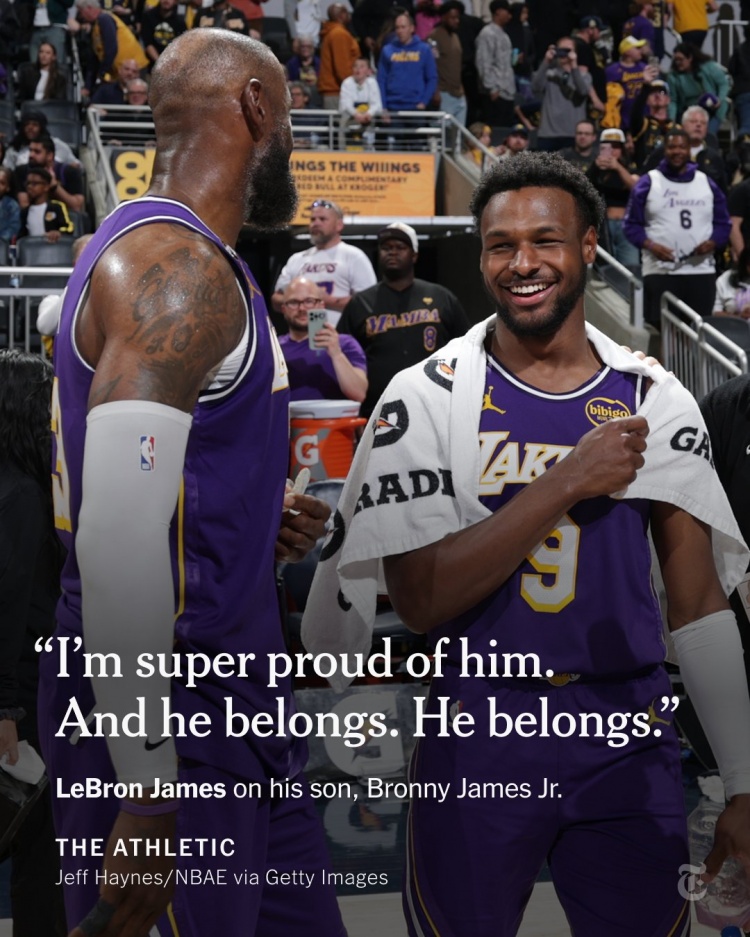 詹姆斯賽后談布朗尼回歸 稱其身心狀態(tài)已完全恢復