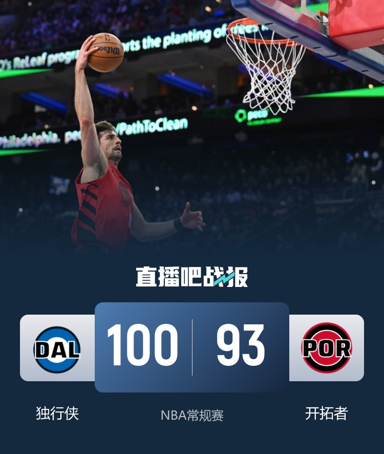 獨行俠終結(jié)五連敗 巴格利替補26分弗拉格24分