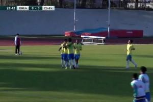 U16國足蒙太古杯再負巴西 李家進超遠吊射險破門