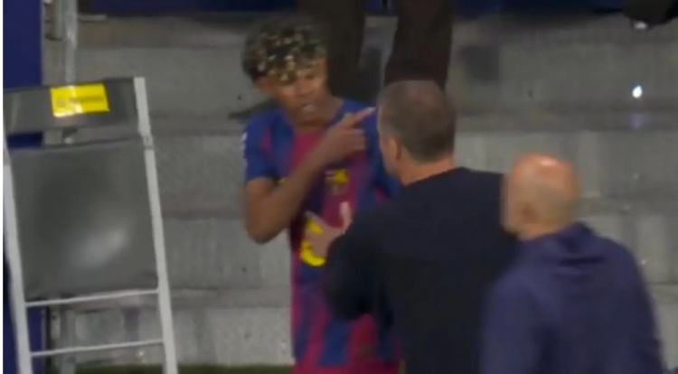 亞馬爾賽后發(fā)怒離場 西媒披露與門將教練指令過載有關(guān)