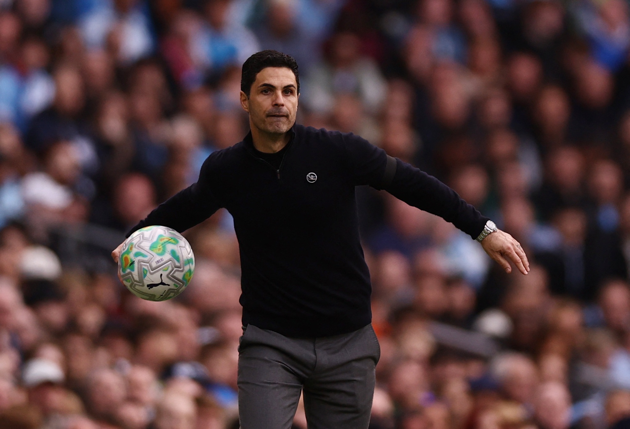 阿爾特塔炮轟裁判：埃澤點(diǎn)球被取消不可接受 接受本·懷特手球點(diǎn)球