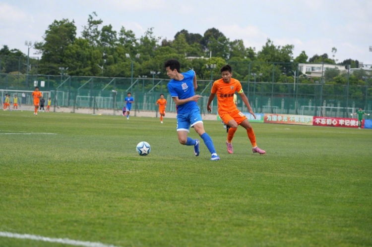 申花U20兩翼齊飛2-0云南玉昆，黃毅豪張煜建功