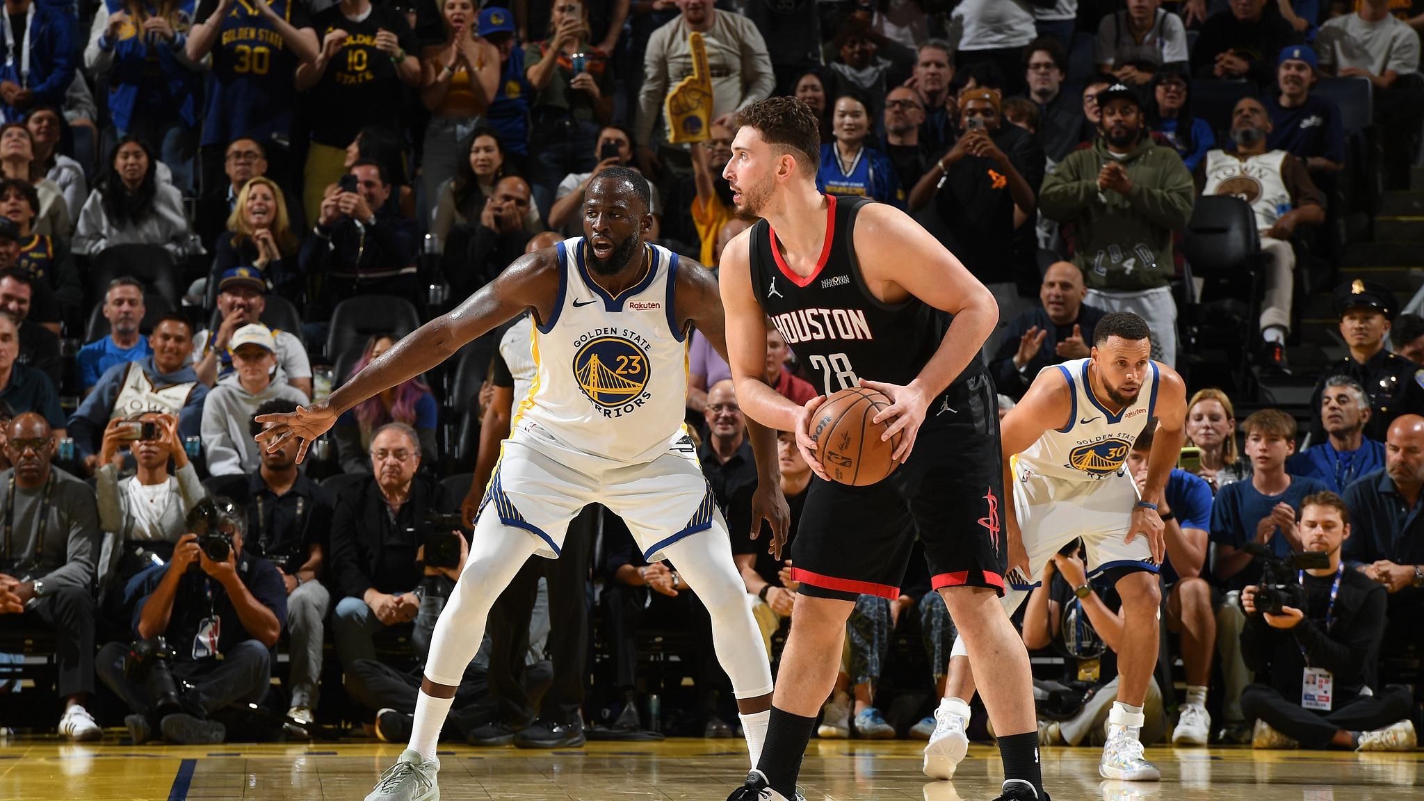 [騰訊原聲集錦]??火箭險勝勇士 杜蘭特31+8+8 庫里復出29分&絕殺三分不中