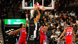 [騰訊全場(chǎng)集錦]??馬刺擊退76人！文班&17+5&傷退 卡斯?fàn)?9+11+13 恩比德34+12