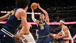 [騰訊全場(chǎng)集錦]??9連勝！掘金加時(shí)18分逆轉(zhuǎn)開拓者 約基奇35+14+13 卡馬拉30分